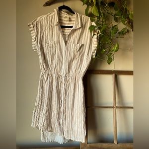 Button up casual dress